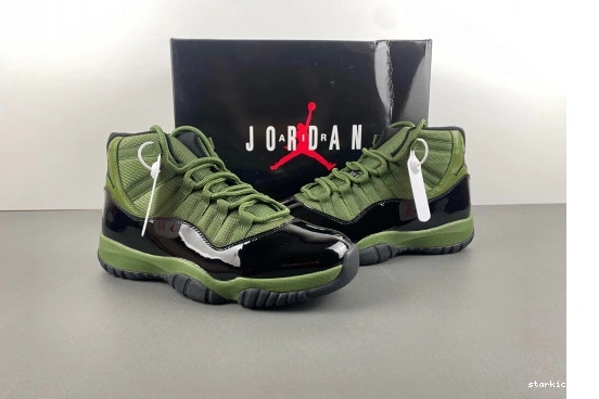Military CT8012-300 Retro Jordan 11  Green CT8012-300 0424